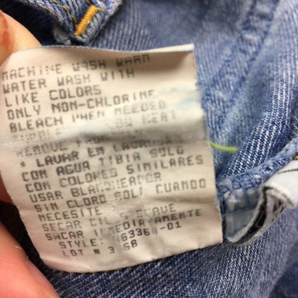 Vintage Mickey & Co Jeans Boys Girls Size 10 Blue Denim Embroidered 100% Cotton - Picture 7 of 14